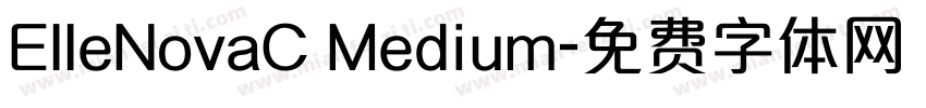 ElleNovaC Medium字体转换